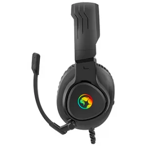 Marvo HG8958, sluchátka s mikrofonem, ovládání hlasitosti, černá, herní, 3.5 mm jack + rozdvojka + USB