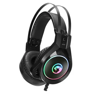 Marvo HG8901, sluchátka s mikrofonem, ovládání hlasitosti, černá, USB