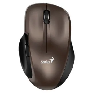 Genius Myš Ergo 8200S, 1200DPI, 2.4 [GHz], optická, 5tl., bezdrátová, čokoládová, 1 ks AA, BlueEye senzor