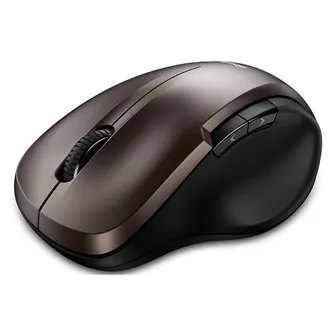 Genius Myš Ergo 8200S, 1200DPI, 2.4 [GHz], optická, 5tl., bezdrátová, čokoládová, 1 ks AA, BlueEye senzor