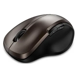 Genius Myš Ergo 8200S, 1200DPI, 2.4 [GHz], optická, 5tl., bezdrátová, čokoládová, 1 ks AA, BlueEye senzor