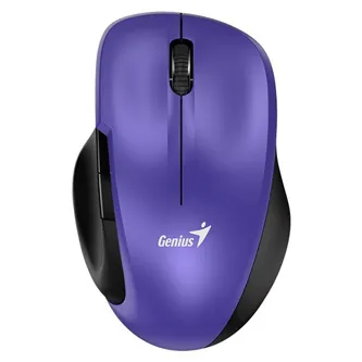 Genius Myš Ergo 8200S, 1200DPI, 2.4 [GHz], optická, 5tl., bezdrátová, fialová, 1 ks AA, BlueEye senzor