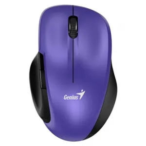Genius Myš Ergo 8200S, 1200DPI, 2.4 [GHz], optická, 5tl., bezdrátová, fialová, 1 ks AA, BlueEye senzor
