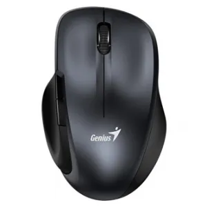 Genius Myš Ergo 8200S, 1200DPI, 2.4 [GHz], optická, 5tl., bezdrátová, kovově šedá, 1 ks AA, BlueEye senzor