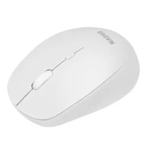 Marvo Myš WM103WH, 1600DPI, 2.4 [GHz], optika, 4tl., bezdrátová, bílá, 1 ks AA, kancelářská, tichá