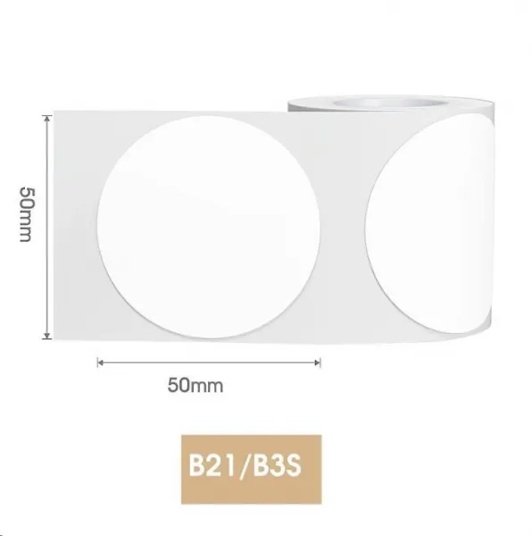 Niimbot štítky R 50x50mm 150ks Round pro B21, B21S, B3S, B1
