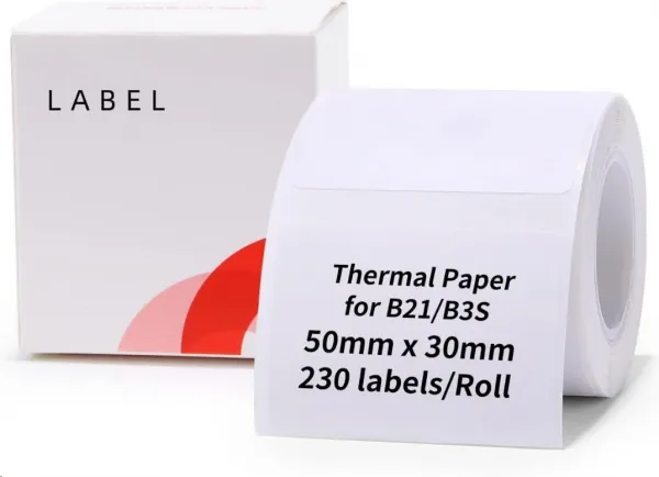 Niimbot štítky R 50x30mm 230ks White pro B21, B21S, B3S, B1