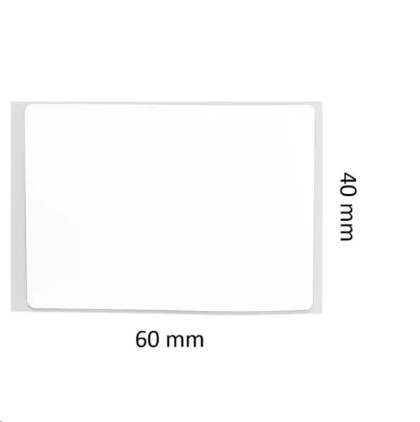 Niimbot štítky R 40x60mm 125ks White pro B21, B21S, B3S, B1