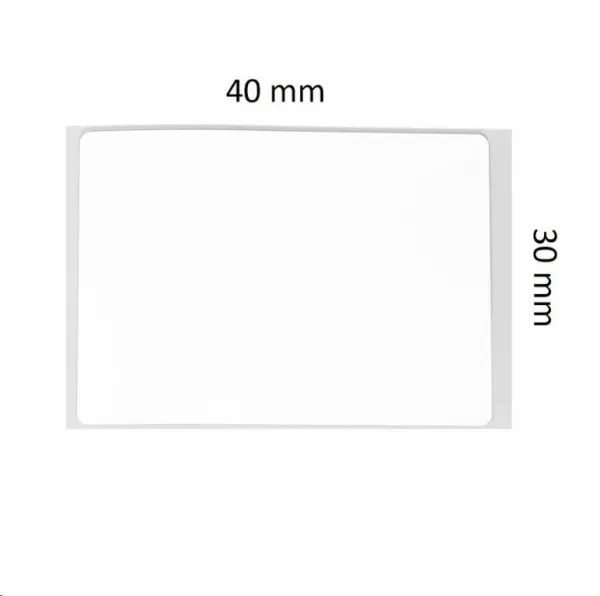 Niimbot štítky R 40x30mm 230ks White pro B21, B21S, B3S, B1