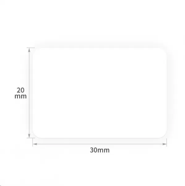Niimbot štítky R 30x20mm 320ks White pro B21, B21S, B3S, B1