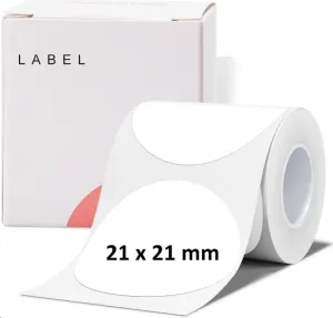Niimbot štítky R 21x21mm 300ks RoundB pro B21, B21S, B3S, B1