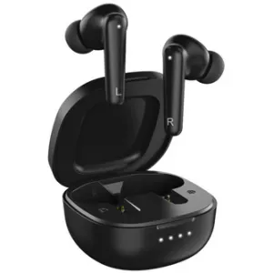 Genius HS-M910BT, mikrofon, přepínání skladeb, černá, 2.0, s nabíjecí krabičkou, sportovní typ USB-C