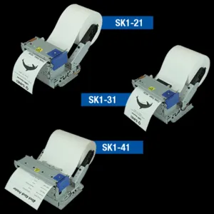 Star SK-1 and SK-4 Series, 8 dots/mm (203 dpi), cutter, USB, RS232