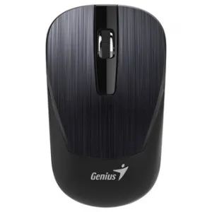 Genius Myš NX-7015, 1600DPI, 2.4 [GHz], optická, 3tl., bezdrátová USB, černá, 1 ks AA
