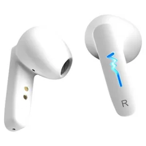Genius HS-M920BT, mikrofon, přepínání skladeb, bílá, 2.0, s nabíjecí krabičkou, sportovní typ USB-C