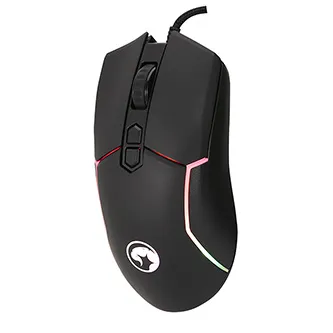 Marvo Myš M655, 12000DPI, optika, 7tl., drátová USB, černá, herní, podsvícená