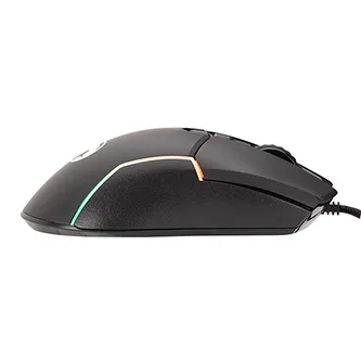 Marvo Myš M655, 12000DPI, optika, 7tl., drátová USB, černá, herní, podsvícená