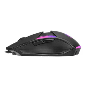 Marvo Myš M291, 6400DPI, optika, 6tl., drátová USB, černá, herní, podsvícená
