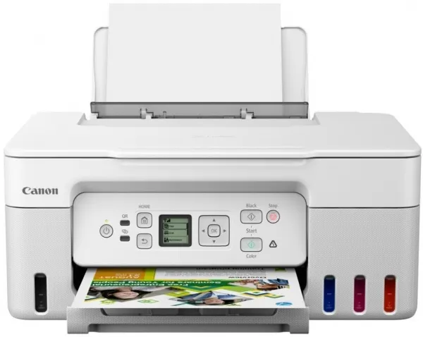 Canon PIXMA Tiskárna bílá G3470 WHITE (doplnitelné zásobníky inkoustu) - MF (tisk,kopírka,sken), USB, Wi-Fi - A4/11min.