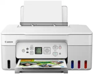 Canon PIXMA Tiskárna bílá G3470 WHITE (doplnitelné zásobníky inkoustu) - MF (tisk,kopírka,sken), USB, Wi-Fi - A4/11min.