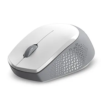 Genius Myš NX-8000S BT, 1200DPI, Bluetooth a 2,4GHz, optická, 3tl., bezdrátová, bílo-šedá, Blue-Eye senzor, symetrická