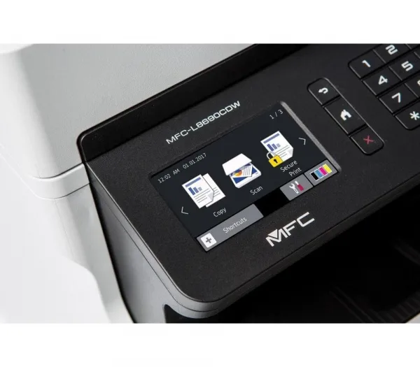 Multifunkčné farebné laserové zariadenie BROTHER MFC-L8690CDW - A4, DUALSKEN 31 str./min 512MB 2400x600 PCL LAN USB WiFi 300lis 50ADF DUPLEX