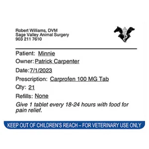 Dymo 2187328, 70mm x 54mm, 6x400ks, biele papierové veterinárne štítky