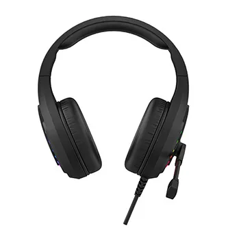 A4Tech Bloody G230P G230P-BK, sluchátka s mikrofonem, ovládání hlasitosti, černá, herní sluchátka, 3.5 mm jack + USB