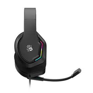 A4Tech Bloody G260 G260-BK, sluchátka s mikrofonem, ovládání hlasitosti, černá, herní sluchátka, USB
