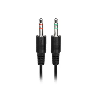 Marvo HP1001, sluchátka s mikrofonem, ovládání hlasitosti, černá, 2 x 3.5 mm Jack
