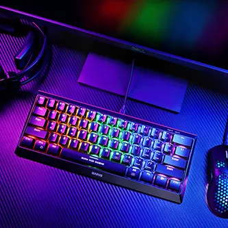 Marvo KG962G EN-R, klávesnice US, herní, mechanická typ drátová (USB), černá, RGB, červené spínače