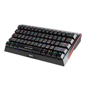 Marvo KG962G EN-R, klávesnice US, herní, mechanická typ drátová (USB), černá, RGB, červené spínače