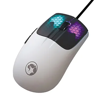Myš drátová USB, Marvo M727, bílá, optika, 12000DPI