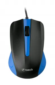 Myš C-TECH WM-01, modrá, USB