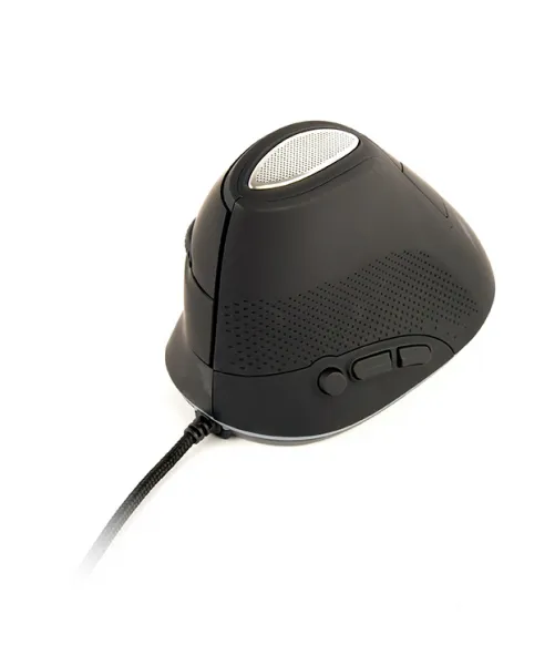 Myš GEMBIRD MUS-ERGO-03, ergonomická, černá, USB
