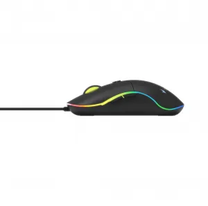 Myš GEMBIRD MUS-UL-02, podsvícená, černá, 2400DPI,  USB
