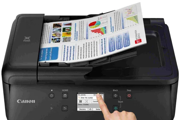 Canon PIXMA Tiskárna TR7650 black- barevná, MF (tisk,kopírka,sken,fax,cloud), ADF, USB,Wi-Fi