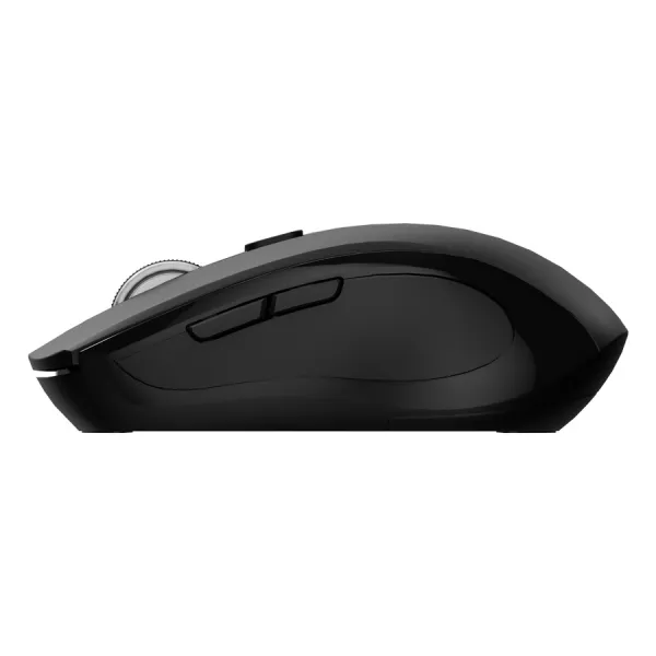 Myš C-TECH WLM-12 Dual mode, bezdrátová, BT5.0 + 2,4GHz, 1600DPI, 6 tlačítek, USB nano receiver, černá