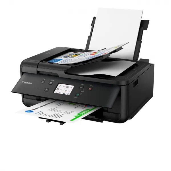 Canon PIXMA Tiskárna TR7650 black- barevná, MF (tisk,kopírka,sken,fax,cloud), ADF, USB,Wi-Fi