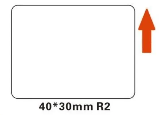 Niimbot A2A88658401, 40x20mm, 320ks, biele samolepiace štítky