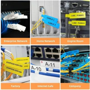 Niimbot štítky na káble T 1EA01174401, 25x76mm 200ks Zelené pre B21, B21S, B3, B1S