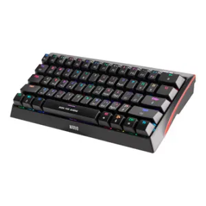 Marvo Hecate 61B KG962G EN-B, klávesnice US, herní, mechanická typ drátová (USB), černá, RGB, modré spínače