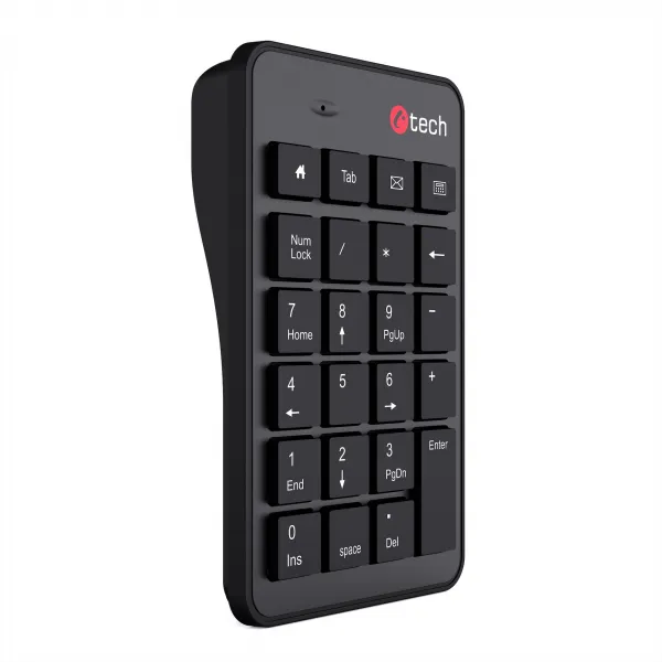 Klávesnice C-TECH KBN-02WS, bezdrátová, numerická,