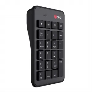 Klávesnice C-TECH KBN-02WS, bezdrátová, numerická,