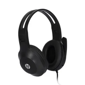 HP DHH-1601 sluchátka s mikrofonem 194S2AA, ovládání hlasitosti, černá, klasická typ 2x 3.5 mm jack