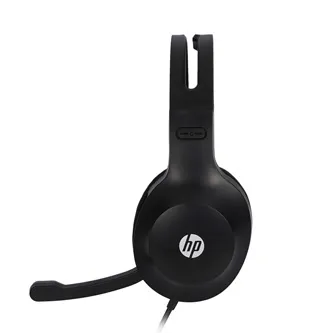 HP DHH-1601 sluchátka s mikrofonem 194S2AA, ovládání hlasitosti, černá, klasická typ 2x 3.5 mm jack