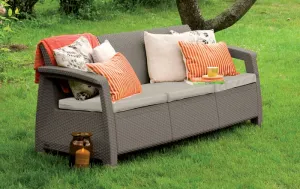 KETER Záhradná pohovka GREEK LOVE SEAT MAX | cappuccino
