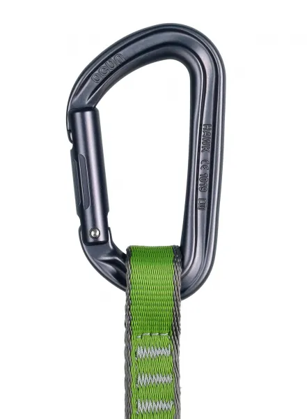 Lezecké expresky Ocun Hawk QD Combi PAD 16 10cm - green