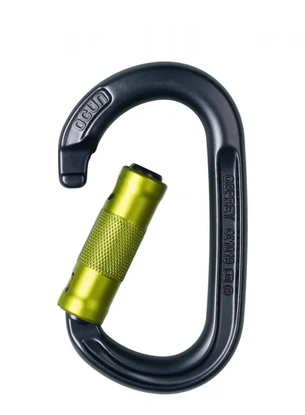Karabína Ocun Osprey Twist - anthracite/green