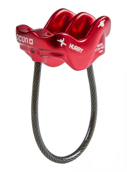 Súprava na istenie Ocun Belay Set Condor Hurry - anthracite/red